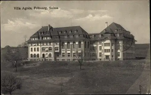 Ak Fribourg Freiburg Stadt Schweiz, Villa Agnes