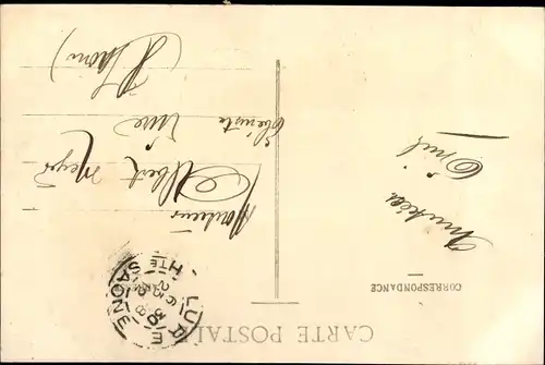 Ak Vaite Haute Saône, Straßenpartie, Wohnhäuser