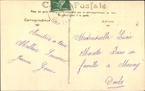 Ak Rioz Haute Saône, La Gendarmerie et la Mairie