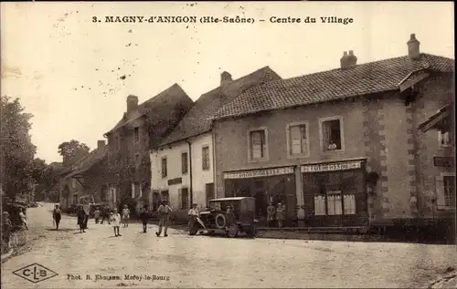 Ak Magny Danigon Haute Saône, Centre du Village