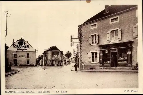 Ak Dampierre sur Salon Haute Saône, La Place