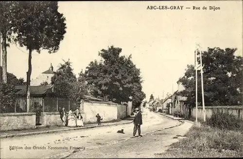 Ak Arc les Gray Haute Saône, Rue de Dijon