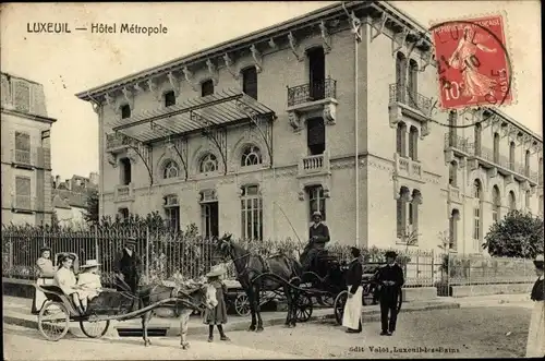 Ak Luxeuil les Bains Haute Saône, Hotel Metropole