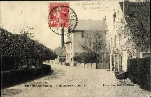 Ak Froideconche Haute Saône, Les Usines Colle