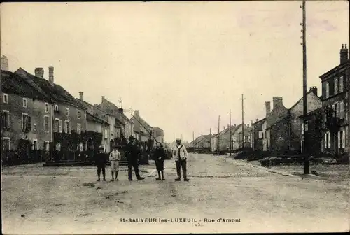 Ak Saint Sauveur Haute Saône, Rue d'Amont