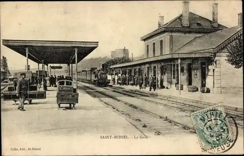Ak Saint Mihiel Meuse, La Gare