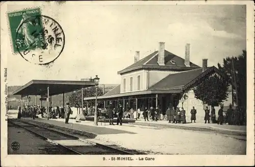 Ak Saint Mihiel Meuse, La Gare