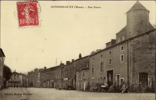 Ak Gondrecourt Meuse, Rue Neuve