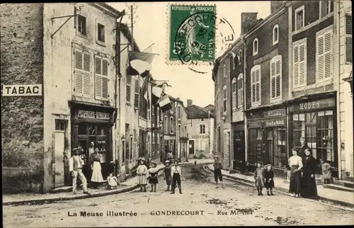 Ak Gondrecourt Meuse, Rue M. Ville, Geschäfte, Tabac