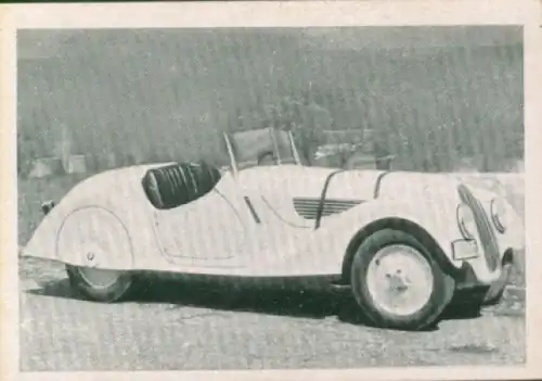 Sammelbild Das Kraftfahrzeug Nr. 277, Entwicklung des Kraftfahrzeuges, BMW 308, Roadster