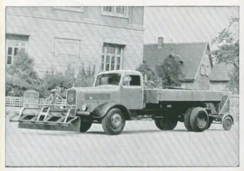 Sammelbild Das Kraftfahrzeug Nr. 503, Deutsche Sonder-Kraftfahrzeuge nach 1945, Mercedes Benz L 5000