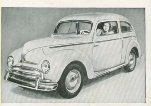 Sammelbild Das Kraftfahrzeug Nr. 13, Deutsche PKW nach 1945, Ford Taunus Spezial, Limousine