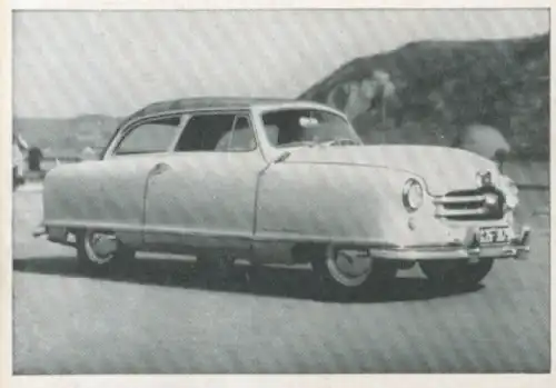 Sammelbild Das Kraftfahrzeug Nr. 103, PKW nach 1945, USA, NASH Rambler, Cabrio-Limousine