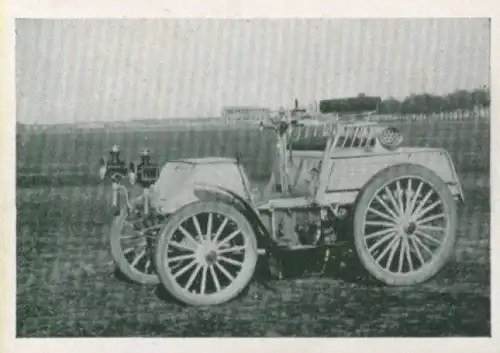 Sammelbild Das Kraftfahrzeug Nr. 250, Entwicklung des Kraftfahrzeugs, Rennwagen 1899