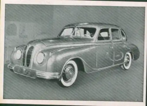 Sammelbild Das Kraftfahrzeug Nr. 78, Deutsche PKW nach 1945, Deutsche Ostzone, BMW 342