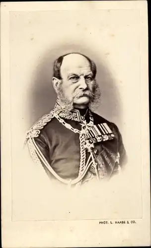 CdV Kaiser Wilhelm I., Portrait
