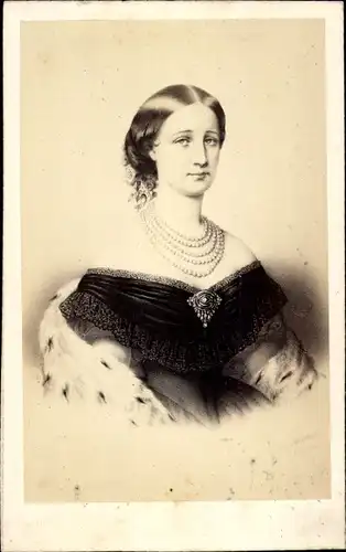 CdV Kaiserin Eugenie, Ehefrau Napoleon III, Portrait