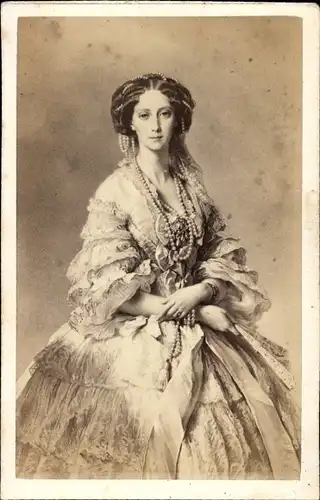 CdV Zarin Marija Alexandrowna von Russland, Marie von Hessen Darmstadt
