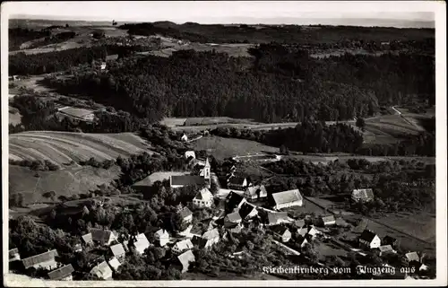 Ak Kirchenkirnberg Murrhardt in Württemberg, Fliegeraufnahme