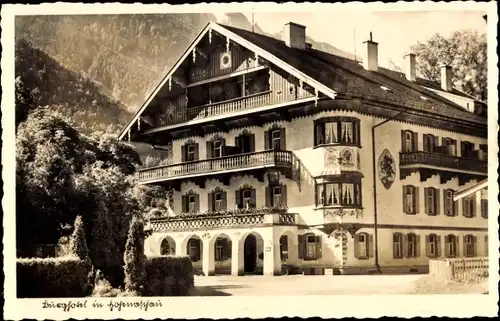 Ak Hohenaschau Aschau im Chiemgau Oberbayern, Burghotel