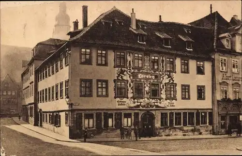 Ak Coburg in Oberfranken, Gaststätte Loreley, Außenansicht