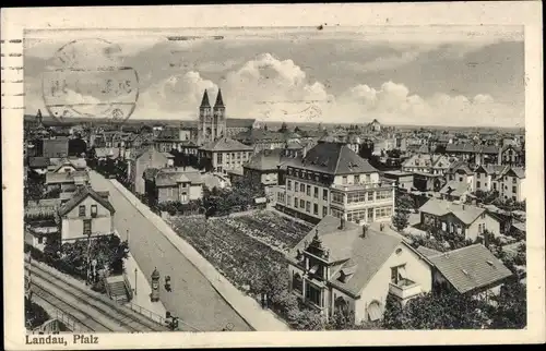 Ak Landau in der Pfalz, Panorama vom Ort