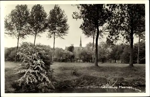 Ak Meerssen Limburg Niederlande, Ortsansicht