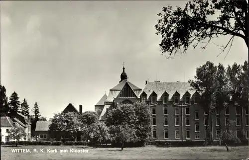 Ak Wittem Limburg Niederlande, R.K. Kerk met Klooster