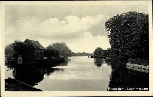 Ak Zwammerdam Südholland, Rijngezicht