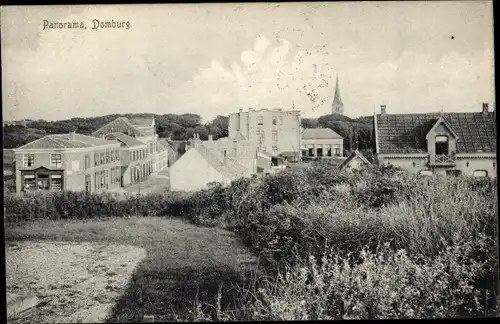 Ak Domburg Veere Zeeland Niederlande, Panorama