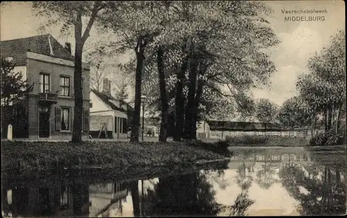 Ak Middelburg Zeeland Niederlande, Veerschebolwerk