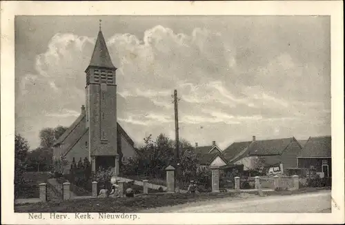 Ak Nieuwdorp Zeeland, Ned. Herv. Kerk