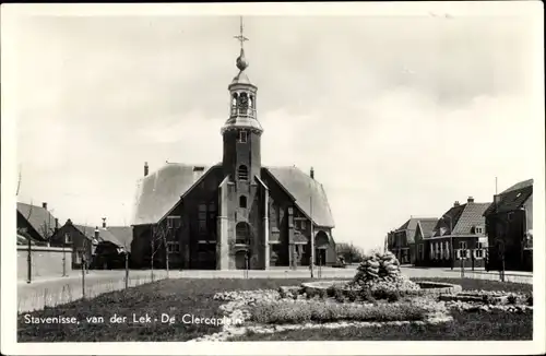 Ak Stavenisse Zeeland Niederlande, van der Lek, De Clercqplein