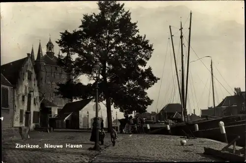 Ak Zierikzee Zeeland, Nieuwe Haven