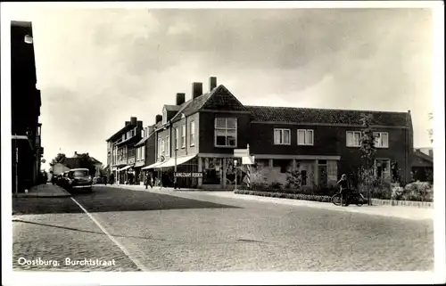 Ak Oostburg Zeeland, Burchtstraat