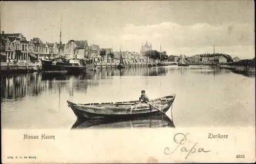 Ak Zierikzee Zeeland, Nieuwe Haven