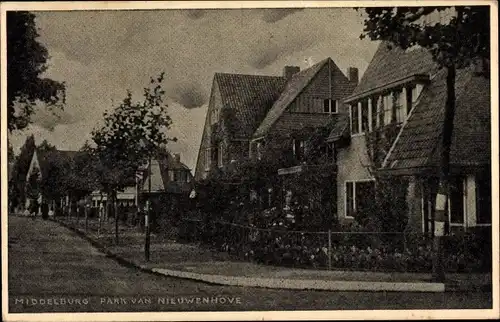 Ak Middelburg Zeeland Niederlande, Park van Nieuwenhove