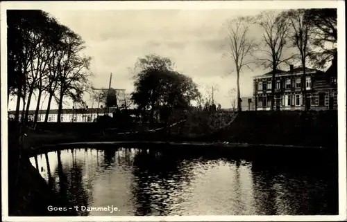 Ak Goes Zeeland Niederlande, 't Dammetje, Molen