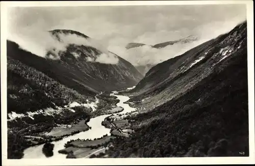 Ak Aandalsnes Romsdalen Norwegen, Panorama