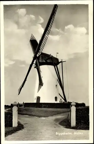 Ak Biggekerke Zeeland Niederlande, Molen