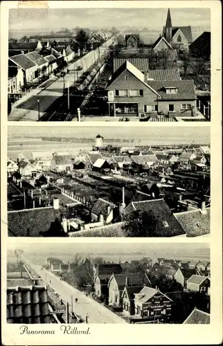 Ak Rilland Reimerswaal Zeeland Niederlande, Panorama, Teilansichten