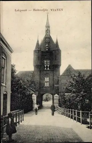 Ak Vianen Utrecht Niederlande, Lekpoort Buitenzijde