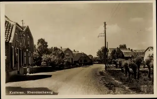 Ak Kesteren Gelderland, Rhenenscheweg