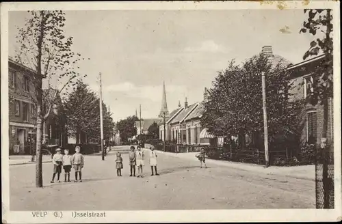 Ak Velp Gelderland Niederlande, IJsselstraat