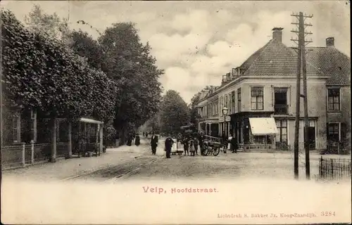 Ak Velp Gelderland Niederlande, Hoofdstraat