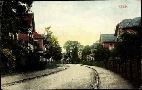 Ak  Velp Gelderland Niederlande, Straßenpartie