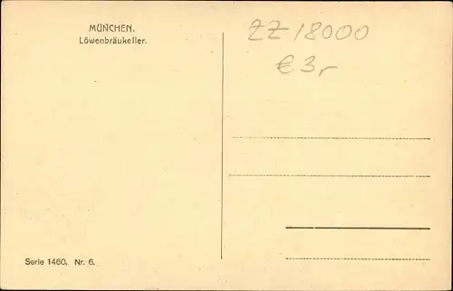 Ak München, Löwenbräukeller