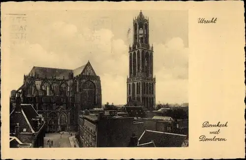 Ak Utrecht Niederlande, Domkerk, Domtoren