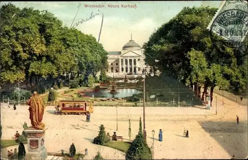 Ak Wiesbaden in Hessen, Neues Kurhaus