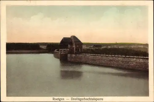 Ak Roetgen in der Eifel, Dreilägerbachtalsperre